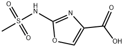 4-Oxazolecarboxylicacid,2-[(methylsulfonyl)amino]-(9CI) 结构式
