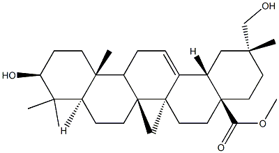 3β,29-Dihydroxyolean-12-en-28-oic acid methyl ester 结构式