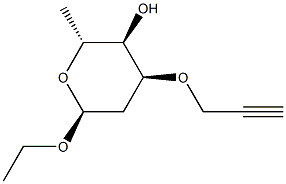 alpha-D-ribo-Hexopyranoside,ethyl2,6-dideoxy-3-O-2-propynyl-(9CI) 结构式