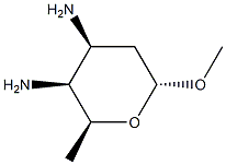 alpha-L-lyxo-Hexopyranoside, methyl 3,4-diamino-2,3,4,6-tetradeoxy- (9CI) 结构式