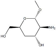 alpha-D-arabino-Hexopyranoside, methyl 2-amino-2,4-dideoxy- (9CI) 结构式