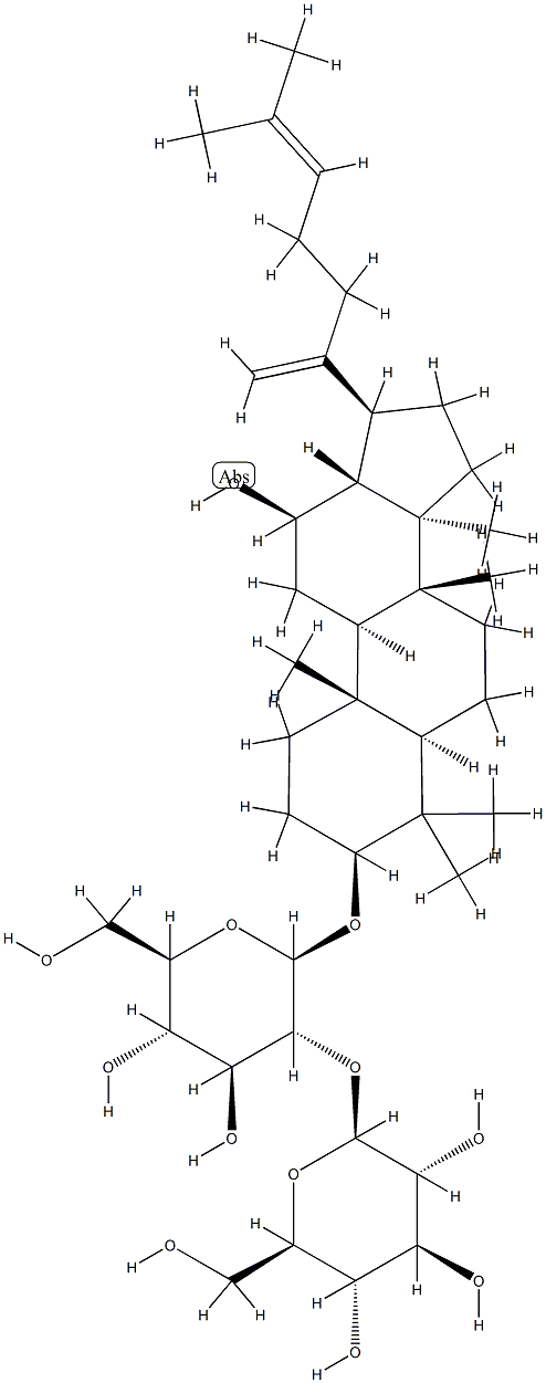 人参皂苷RK2 结构式