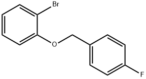 1-溴-2-((4-氟苄基)氧基)苯 结构式