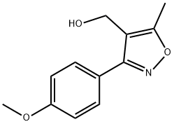 4-Isoxazolemethanol,3-(4-methoxyphenyl)-5-methyl-(9CI) 结构式