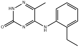 1,2,4-Triazin-3(2H)-one,5-[(2-ethylphenyl)amino]-6-methyl-(9CI) 结构式