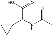 N-AC-R-2-环丙基甘氨酸 结构式