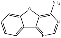 4 - 氨基苯并呋喃<3,2 - D>嘧啶 结构式