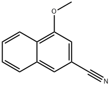 2-Naphthalenecarbonitrile,4-methoxy-(9CI) 结构式