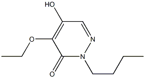 3(2H)-Pyridazinone,2-butyl-4-ethoxy-5-hydroxy-(9CI) 结构式