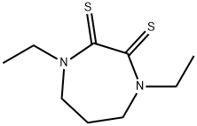 1H-1,4-Diazepine-2,3-dithione,1,4-diethyltetrahydro-(9CI) 结构式