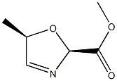 2-Oxazolecarboxylicacid,2,5-dihydro-5-methyl-,methylester,(2R,5S)-rel- 结构式