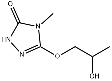 3H-1,2,4-Triazol-3-one,2,4-dihydro-5-(2-hydroxypropoxy)-4-methyl-(9CI) 结构式