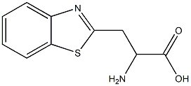 2-Benzothiazolepropanoicacid,alpha-amino-(9CI) 结构式