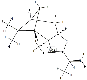 (ALPHAR,3AS,4S,6S,7AR)-六氢-3A,5,5-三甲基-ALPHA-甲基-4,6-甲桥-1,3,2-苯并二氧硼烷-2-甲胺 结构式