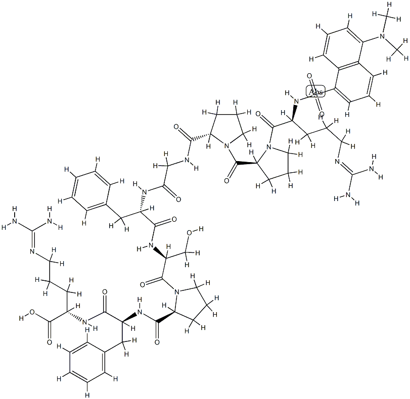 N2-[[5-(Dimethylamino)-1-naphthalenyl]sulfonyl]bradykinin