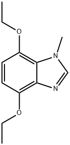 1H-Benzimidazole,4,7-diethoxy-1-methyl-(9CI) 结构式