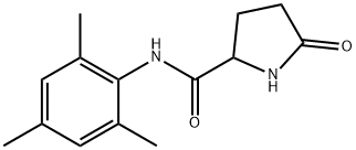 2-Pyrrolidinecarboxamide,5-oxo-N-(2,4,6-trimethylphenyl)-(9CI) 结构式