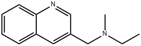 3-Quinolinemethanamine,N-ethyl-N-methyl-(9CI) 结构式