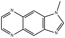 1H-Imidazo[4,5-g]quinoxaline,1-methyl-(9CI) 结构式