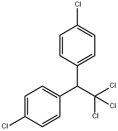 2,2-双(对氯苯基)-1,1,1-三氯乙烷 结构式