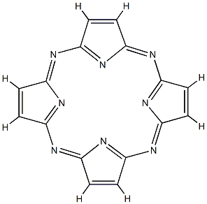 21H,23H-Porphyrazine 结构式