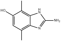 1H-Benzimidazol-5-ol,2-amino-4,7-dimethyl-(9CI) 结构式