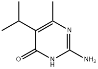 4(1H)-Pyrimidinone,2-amino-6-methyl-5-(1-methylethyl)-(9CI) 结构式