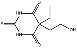 4,6(1H,5H)-Pyrimidinedione,5-ethyldihydro-5-(2-hydroxyethyl)-2-thioxo-(9CI) 结构式