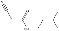 2-cyano-N-(3-methylbutyl)acetamide 结构式