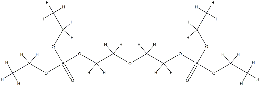 三聚乙二醇-双(膦酸二乙酯) 结构式