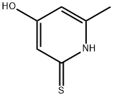 2(1H)-Pyridinethione,4-hydroxy-6-methyl-(9CI) 结构式