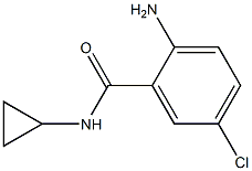 2-amino-5-chloro-N-cyclopropylbenzamide 结构式