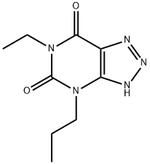 1H-1,2,3-Triazolo[4,5-d]pyrimidine-5,7(4H,6H)-dione,6-ethyl-4-propyl-(9CI) 结构式