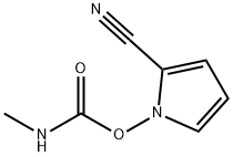 1H-Pyrrole-2-carbonitrile,1-[[(methylamino)carbonyl]oxy]-(9CI) 结构式