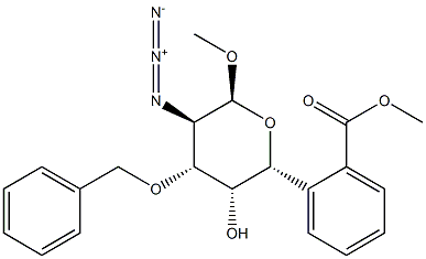 Methyl2-azido-2-deoxy-3-O-(phenylmethyl)-alpha-D-glucopyranoside6-benzoate