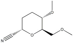 D-arabino-Heptononitrile, 2,6-anhydro-3,4-dideoxy-5,7-di-O-methyl- (9CI) 结构式