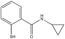 N-CYCLOPROPYL-2-MERCPATO-BENZAMIDE 结构式