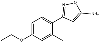 5-Isoxazolamine,3-(4-ethoxy-2-methylphenyl)-(9CI) 结构式