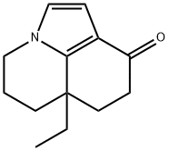 9H-Pyrrolo[3,2,1-ij]quinolin-9-one,6a-ethyl-4,5,6,6a,7,8-hexahydro-(9CI) 结构式