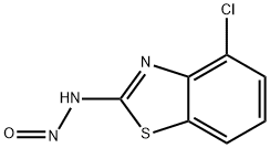 2-Benzothiazolamine,4-chloro-N-nitroso-(9CI) 结构式