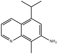 7-Quinolinamine,8-methyl-5-(1-methylethyl)-(9CI) 结构式