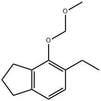 1H-Indene,5-ethyl-2,3-dihydro-4-(methoxymethoxy)-(9CI) 结构式