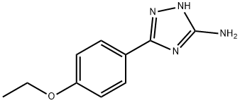 1H-1,2,4-Triazol-3-amine,5-(4-ethoxyphenyl)-(9CI) 结构式