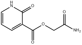 3-Pyridinecarboxylicacid,1,2-dihydro-2-oxo-,2-amino-2-oxoethylester(9CI) 结构式