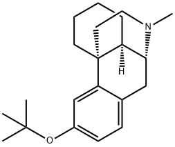 3-O-tert-butyllevorphanol 结构式