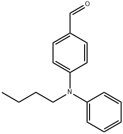 4-(丁基(苯基)氨基)苯(甲)醛 结构式