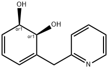 3,5-Cyclohexadiene-1,2-diol, 3-(2-pyridinylmethyl)-, (1R,2S)-rel- (9CI) 结构式