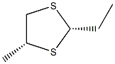 2β-Ethyl-4β-methyl-1,3-dithiolane 结构式