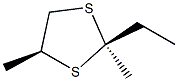 2α-Ethyl-2,4β-dimethyl-1,3-dithiolane 结构式