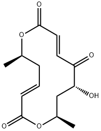 (-)-Grahamimycin A 结构式